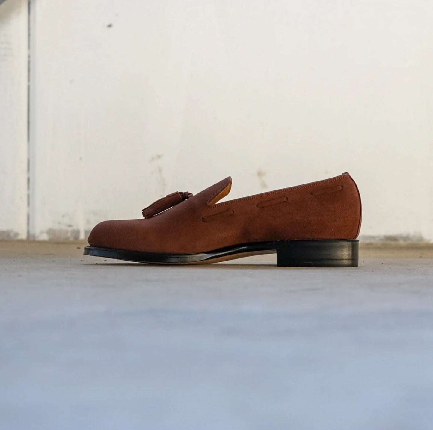 Forme Suede Tassel Loafer　goodyear