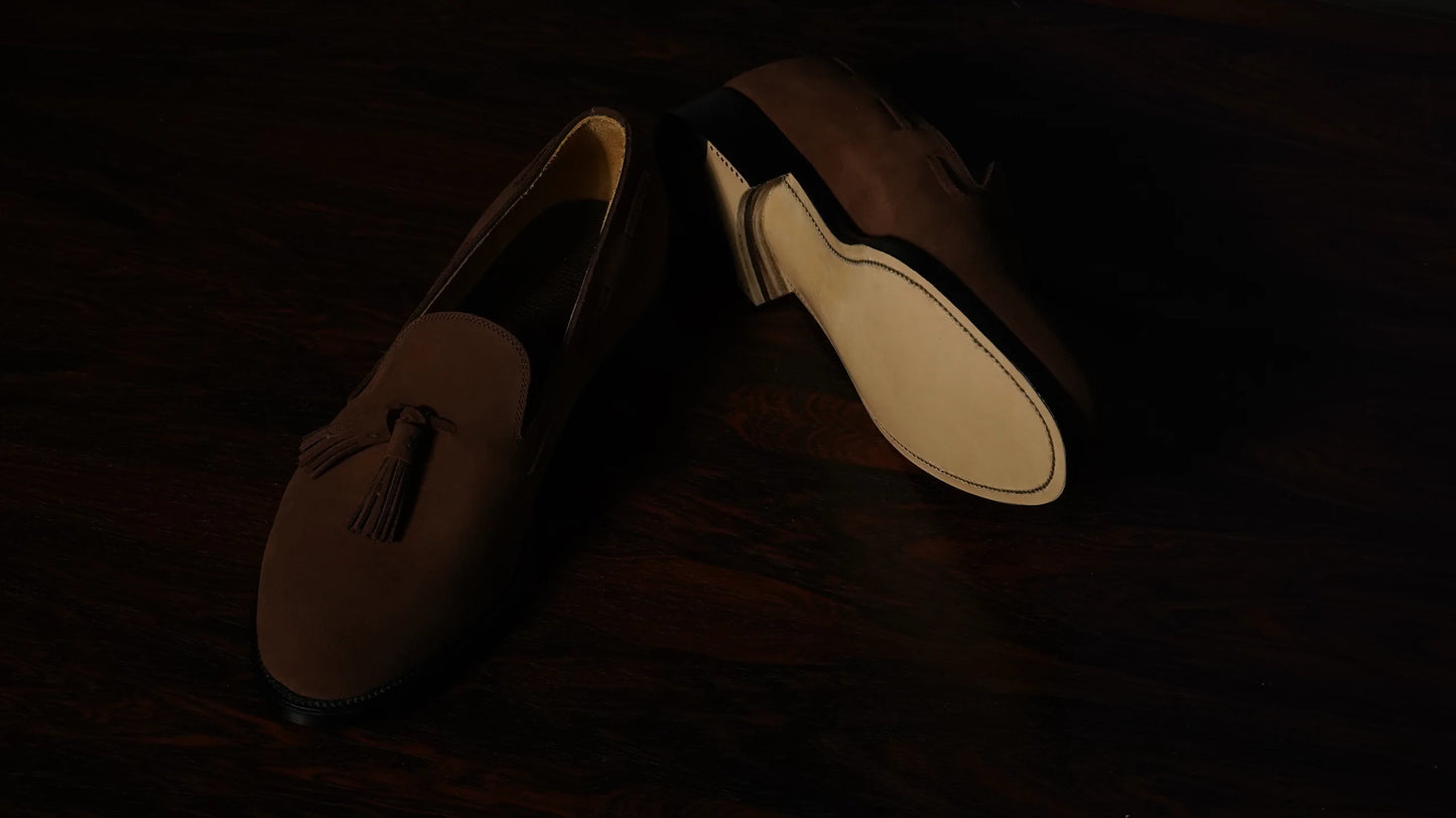 Forme Suede Tassel Loafer　goodyear