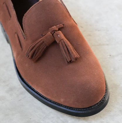 Forme Suede Tassel Loafer　goodyear