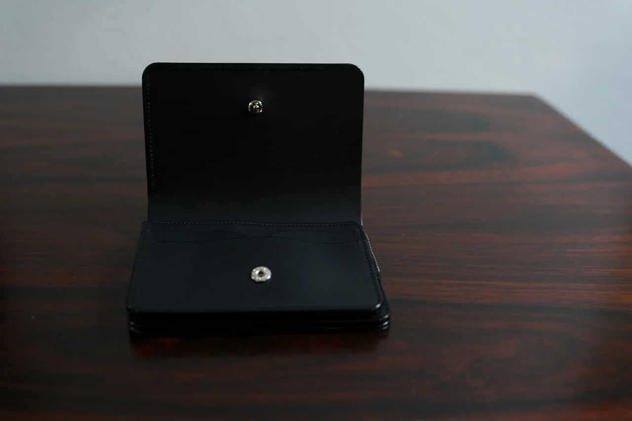 forme short wallet cordovan black Exclusive