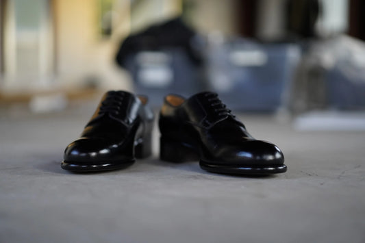 Le Yucca’s 5 eyelet plain toe derby