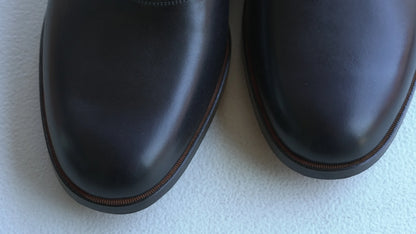 forme Lim balmoral plain toe black calf×shf mckay