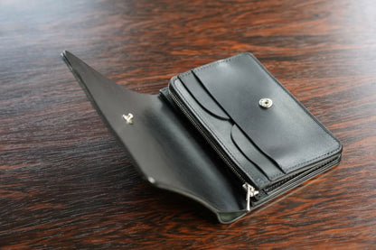 forme short wallet cordovan black Exclusive